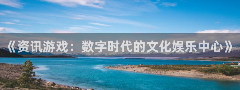pg电子选28wd：《资讯游戏：数字时代的文化娱乐中心》